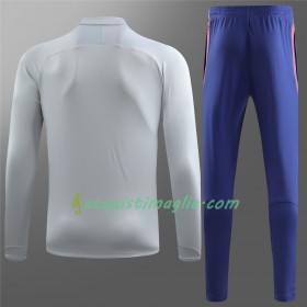 Atlético Madrid Tute Felpe da Allenamento Grigio Bianco 2018/2019